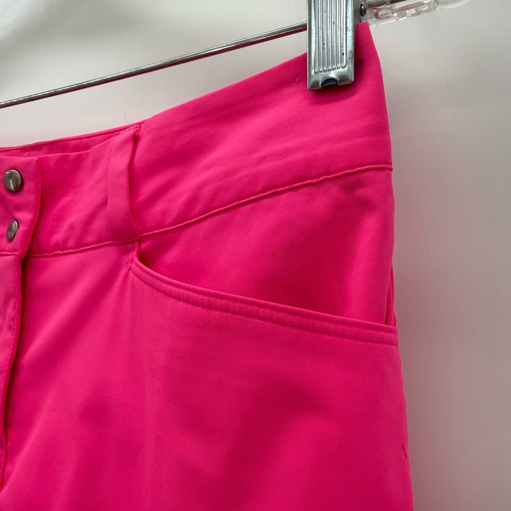 Adidas Hot Pink Athletic Mini Skirt High-Waisted Golf-Tennis Skort Style Sise 2 - Picture 5 of 15